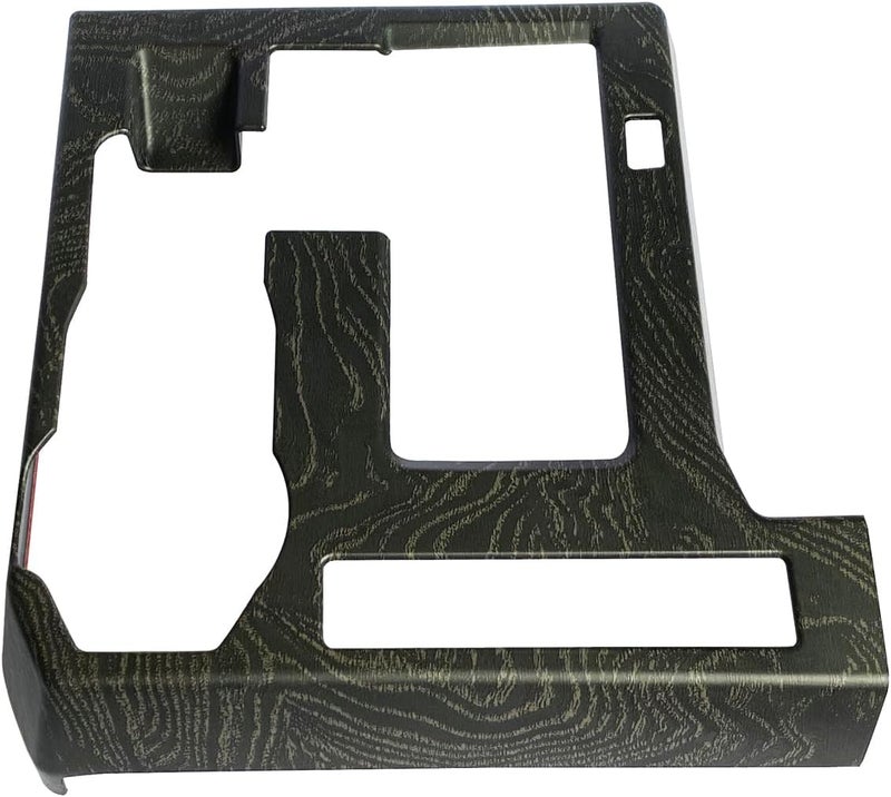 BORUIEN for Toyota Tacoma 2024 2025 and 4Runner 2025 Interior Accessories Center Console ABS Shift Panel Cover Decor Dashboard Trim (Black Wood Grain, Shift Panel Cover) - Image 4